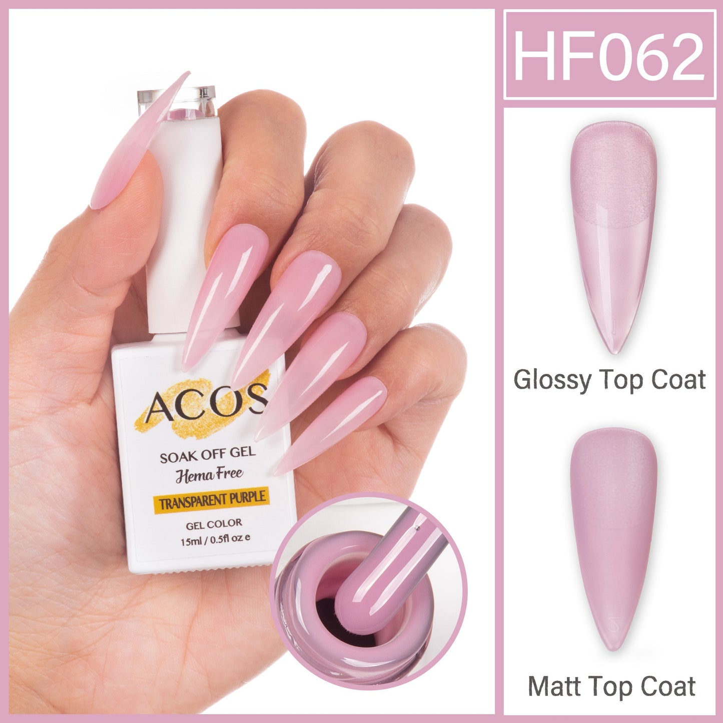 ACOS Hema Free Gel Colour Series #002 (15ml)