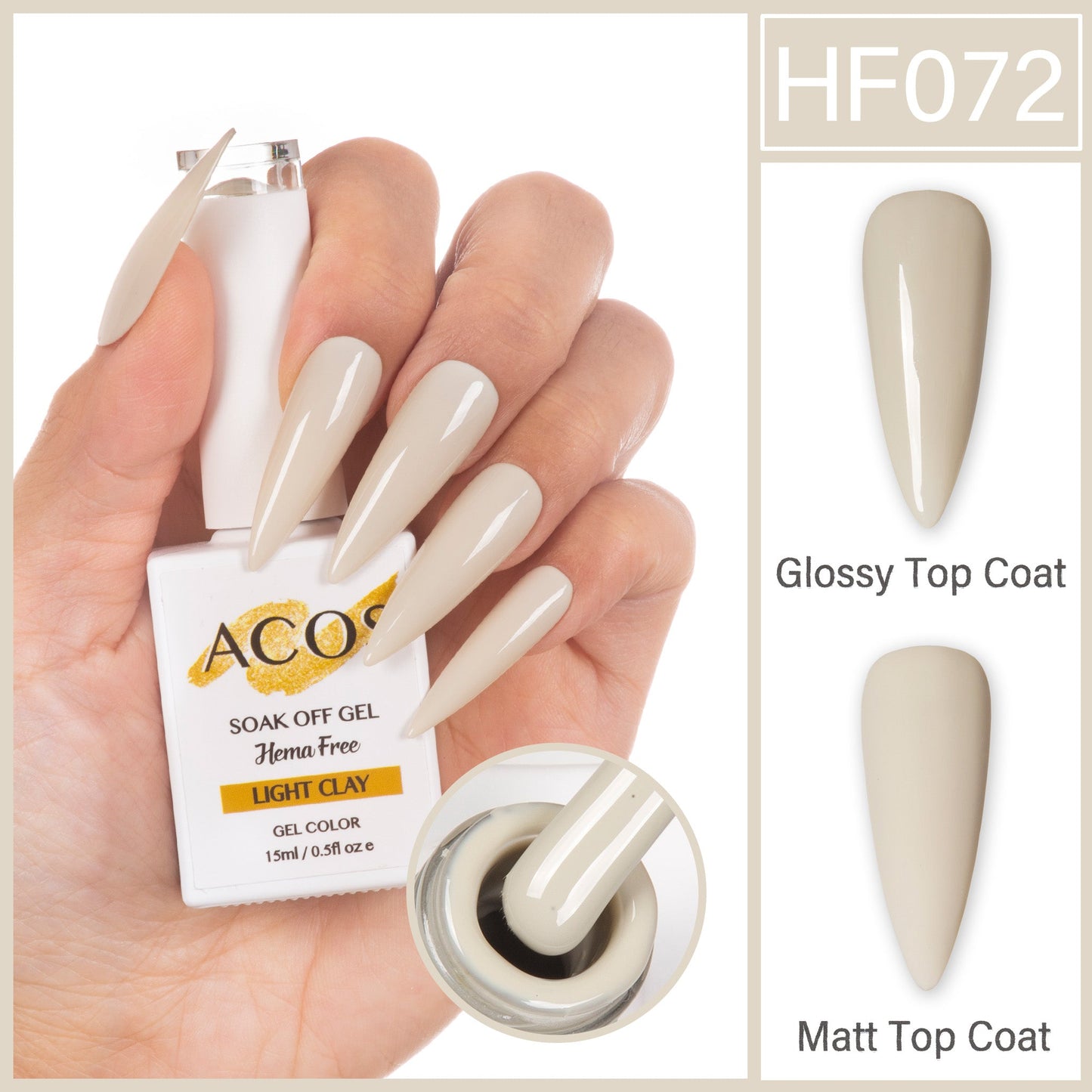 ACOS Hema Free Gel Colour Series #002 (15ml)