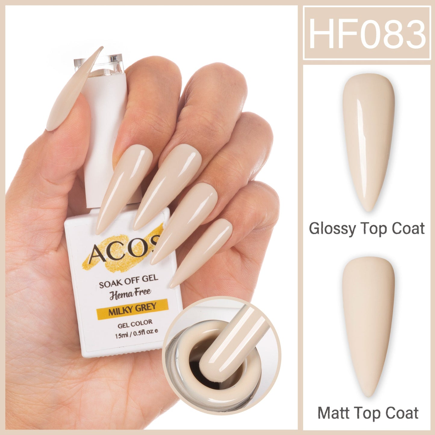 ACOS Hema Free Gel Colour Series #002 (15ml)