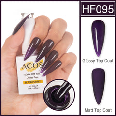 ACOS Hema Free Gel Colour BLACK PURPLE(095)