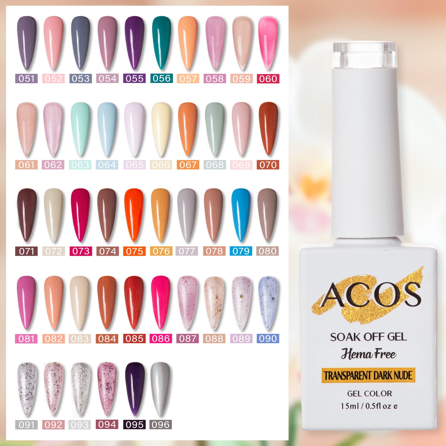 ACOS Hema Free Gel Colour Series #002 (15ml)