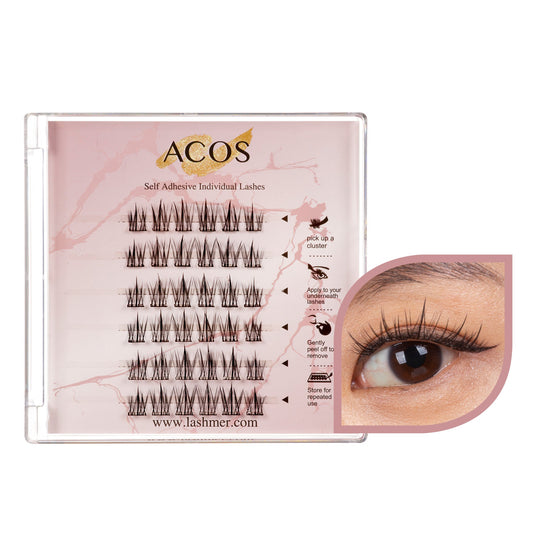 ACOS Cluster Lashes-No Glue-36 Clusters-Style 18 - Lashmer