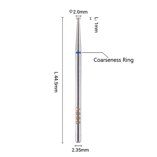 ACOS Pre Treatment Diamond Milling Cutter Rotary Nail Drill Bit(#001) - Lashmer