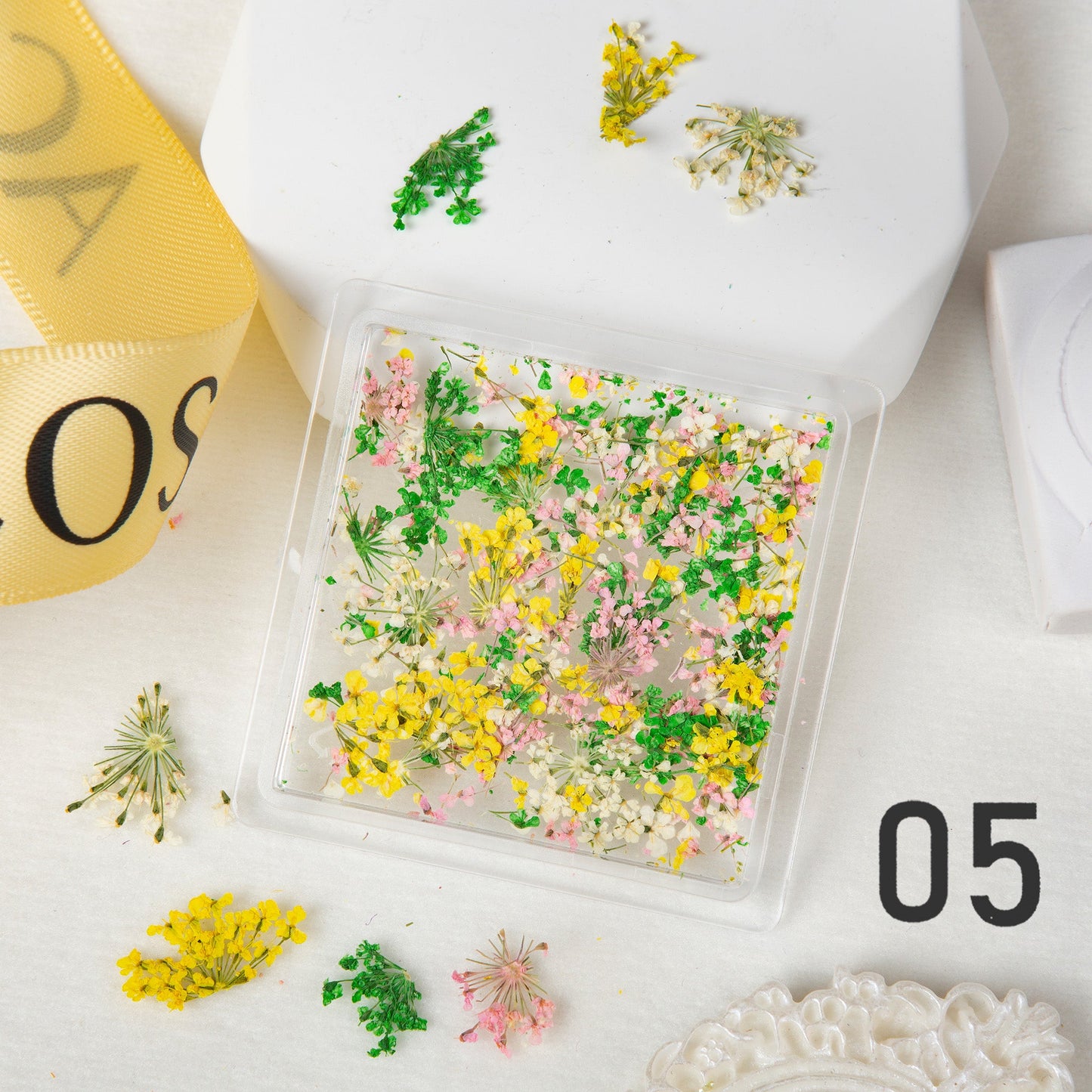 ACOS Dried Flowers Nail Art Decoration - Lashmer