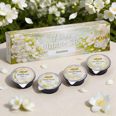 ACOS Bubble Spa Nail Deluxe Pedicure Kit 4 Steps - Jasmine