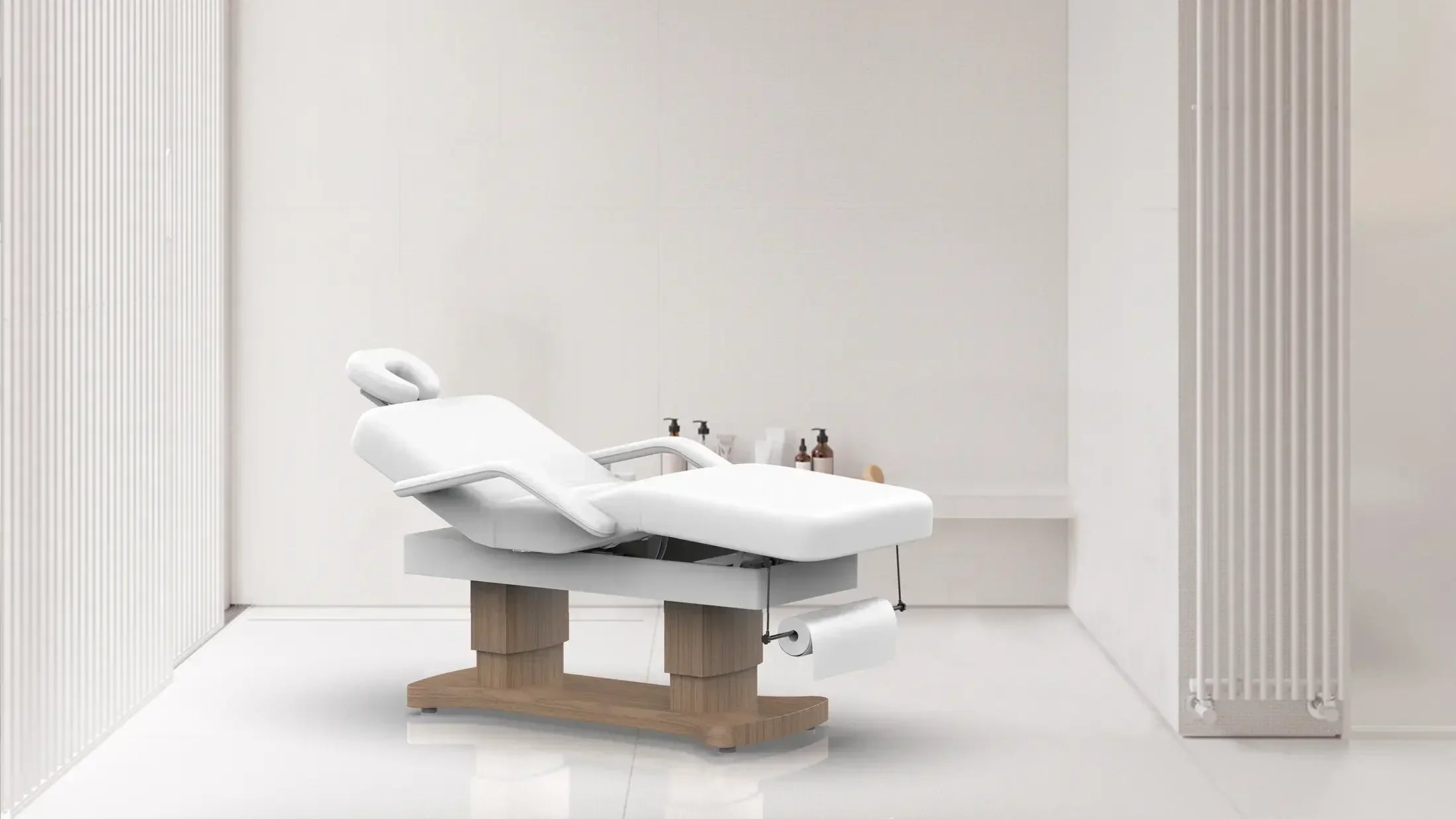 Karma Bethels Beach Spa and Wellness Table Electric Beauty Bed Full Electric 09180406 - White Beauty Beds Karma