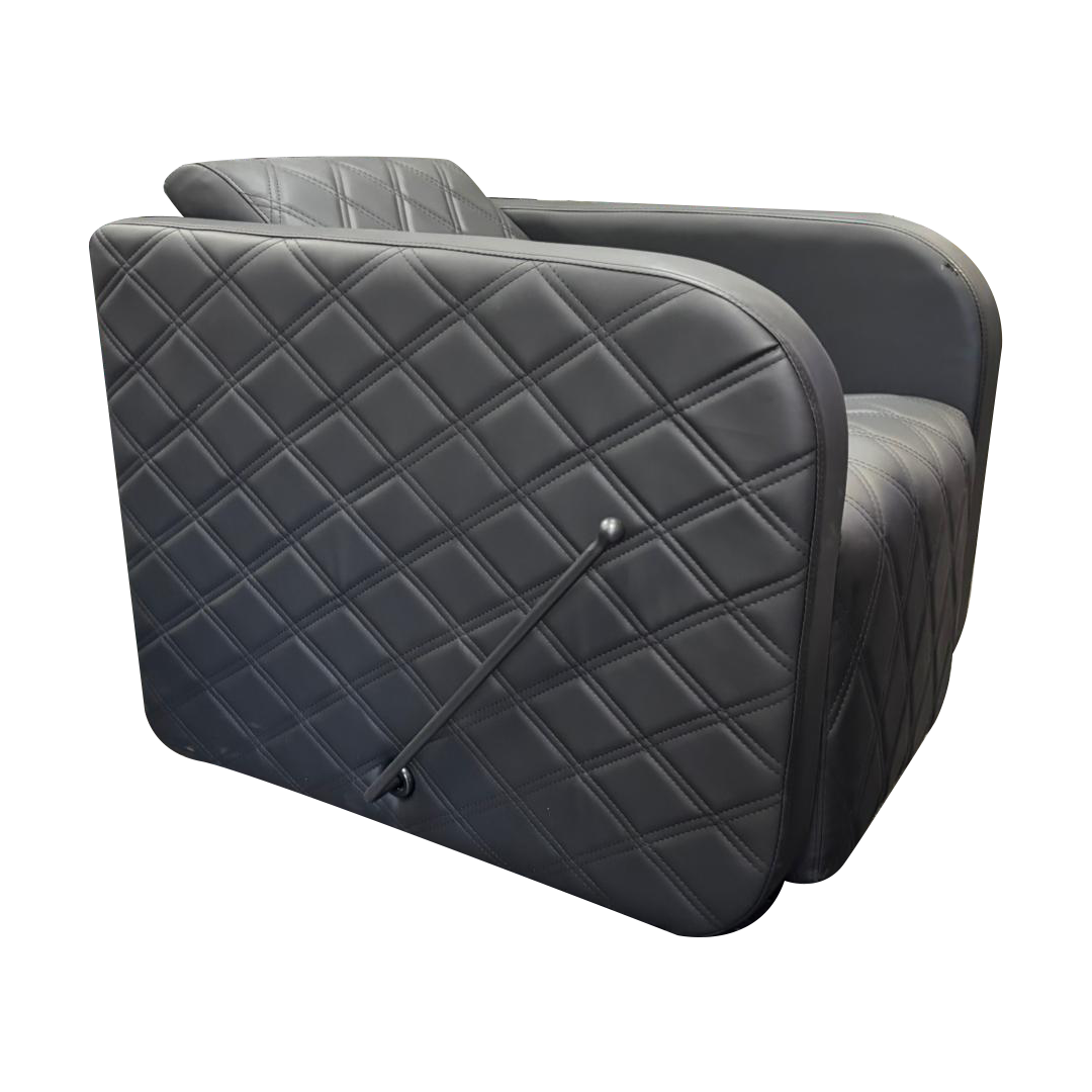 Karma Complete Shampoo Unit Clunes Manual Black with Pattern & Black Deep Basin 0315162201MP Shampoo Units Karma