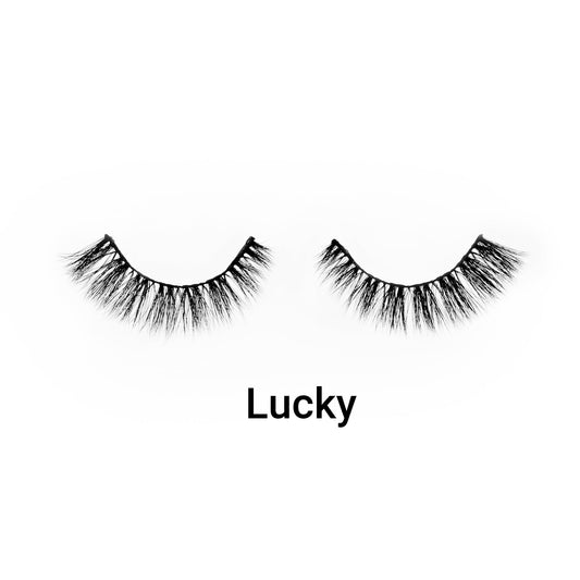 100% Premium Vegan Strip lashes--Lucky