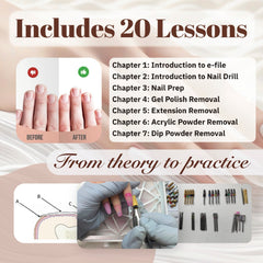 ACOS E-File & Drill bit Nail Course - Lashmer