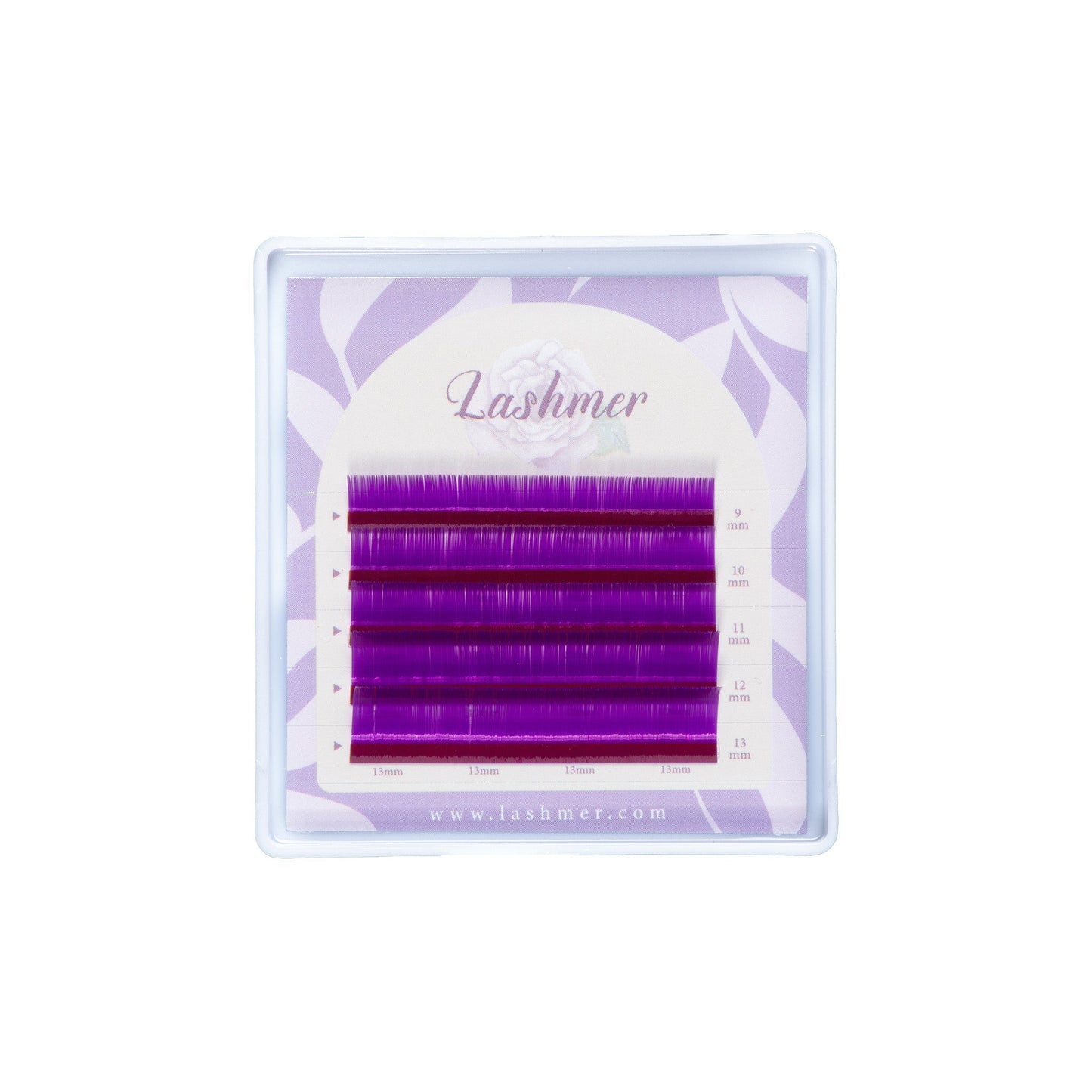 Color Volume lashes Sampler -- VIOLET Colour (5 lines)