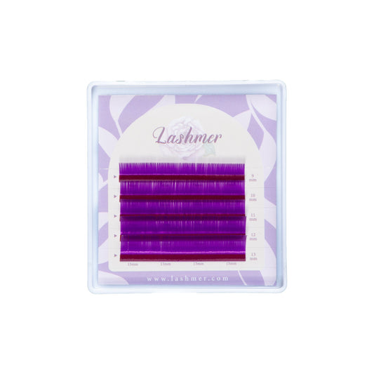 Color Volume lashes Sampler -- VIOLET Colour (5 lines)