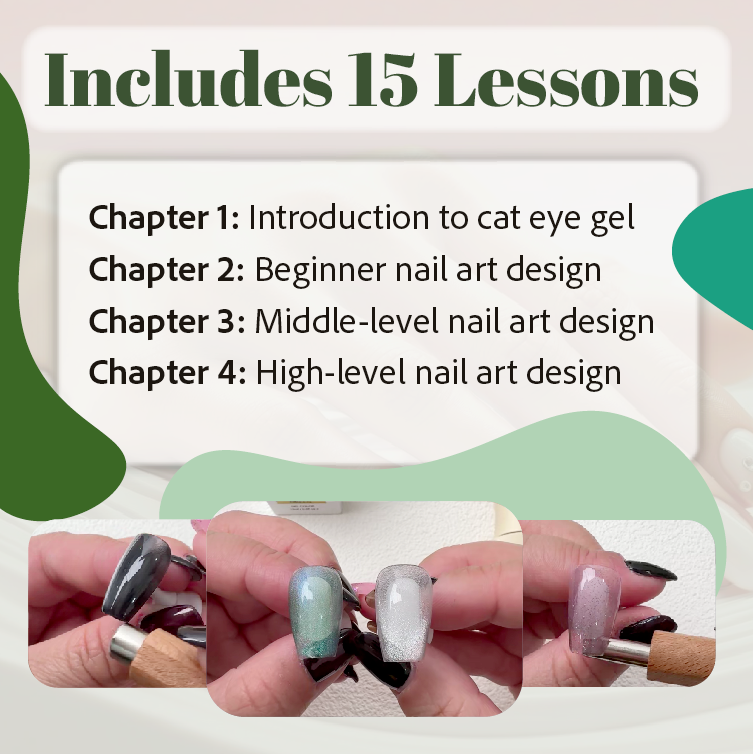 ACOS Cat Eye Gel Nail Course - Lashmer