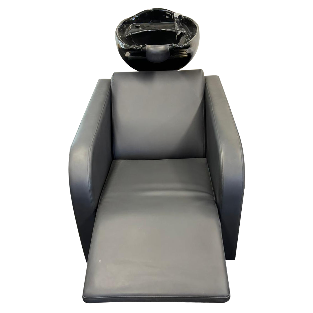 Karma Complete Shampoo Unit Clunes Manual Black With Black Deep Basin 0315012201M Shampoo Units Karma