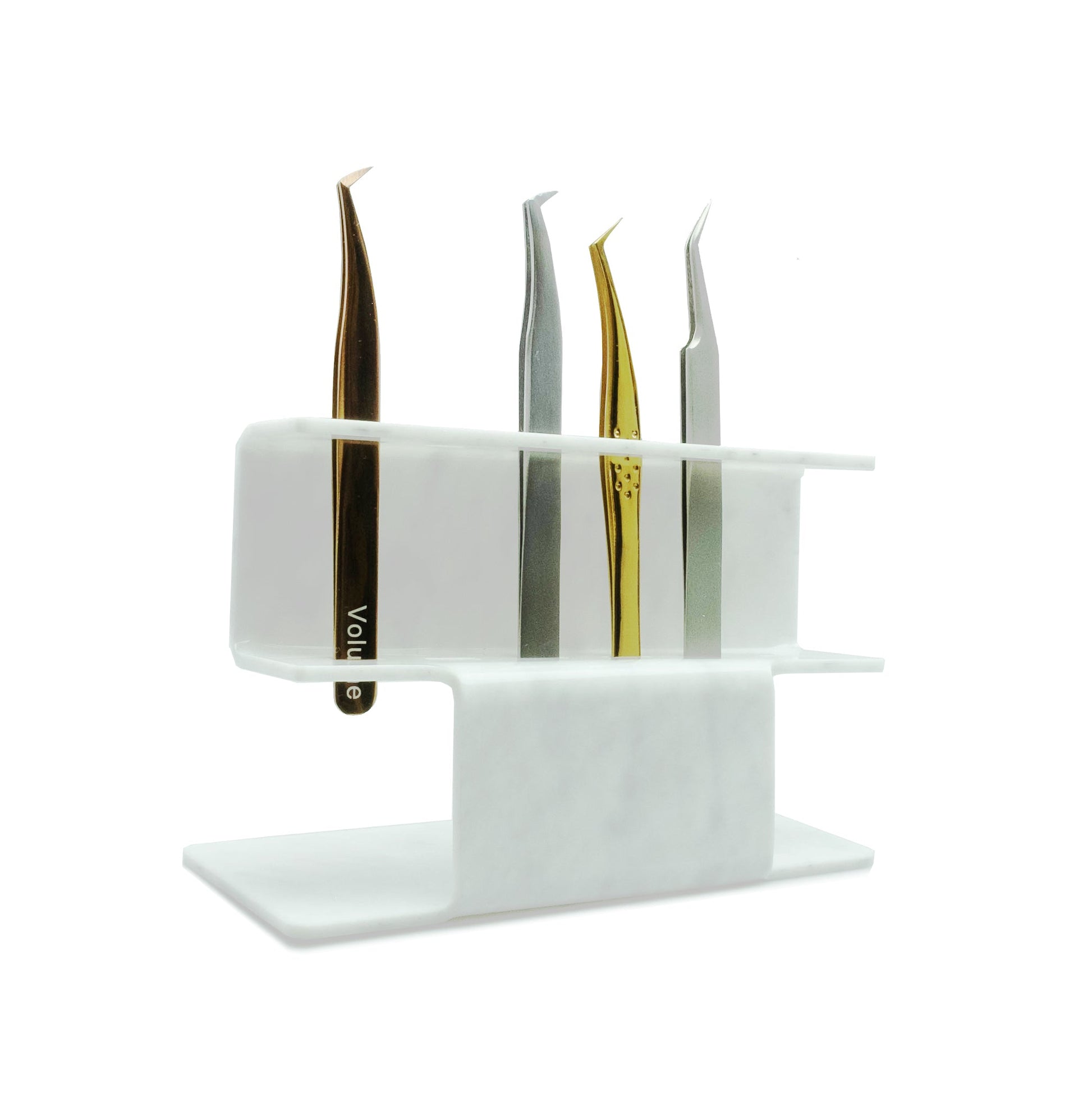 Marble Acrylic Tweezer Stand - Lashmer Nails&Eyelashes Supplier