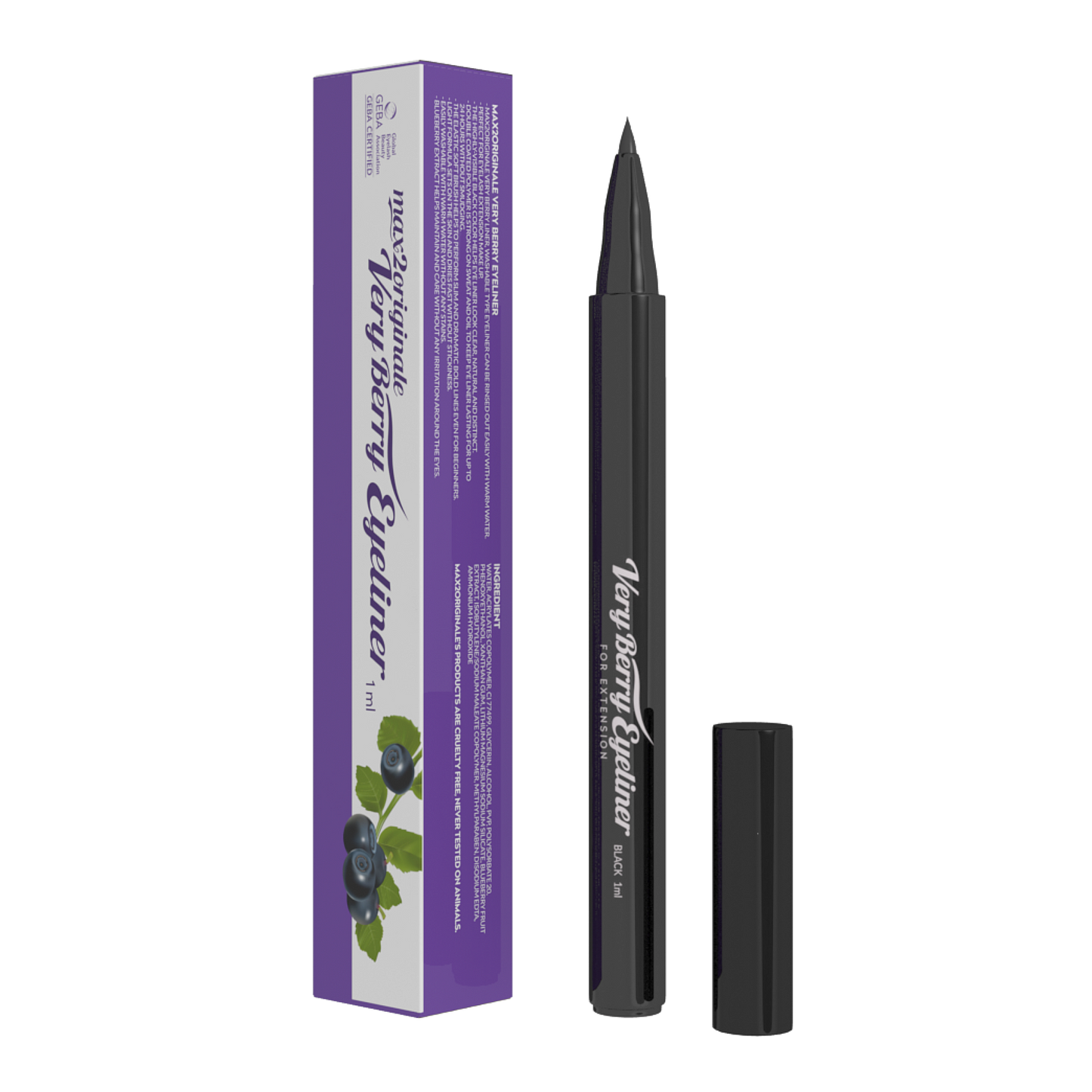 Max2 Very Berry Eyeliner - Lashmer Nails&Eyelashes Supplier