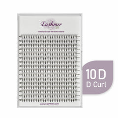 10D Pointy Narrow Promade Fans | Lashmer | 384 Fans