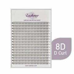 8D Pointy Narrow Promade Fans | Lashmer | 384 Fans