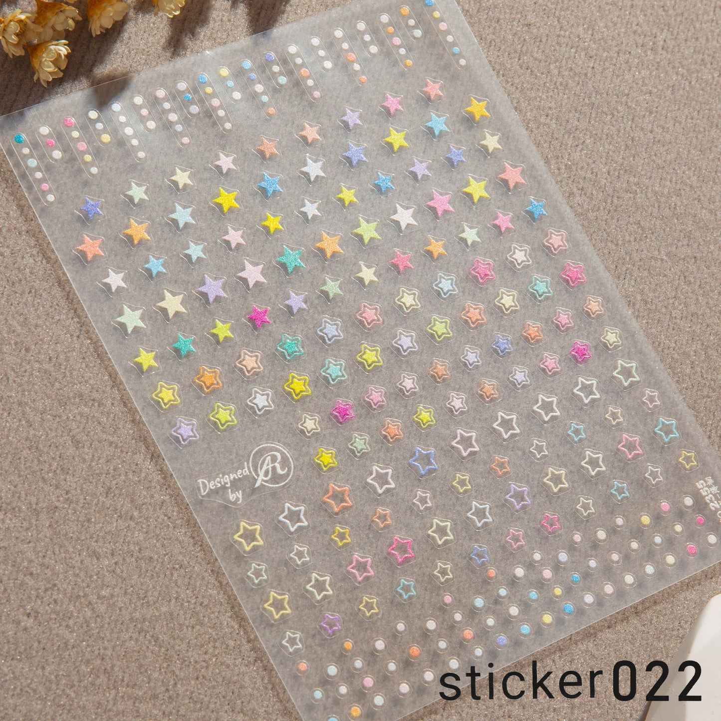 ACOS Nail Art Stickers -- Star #001