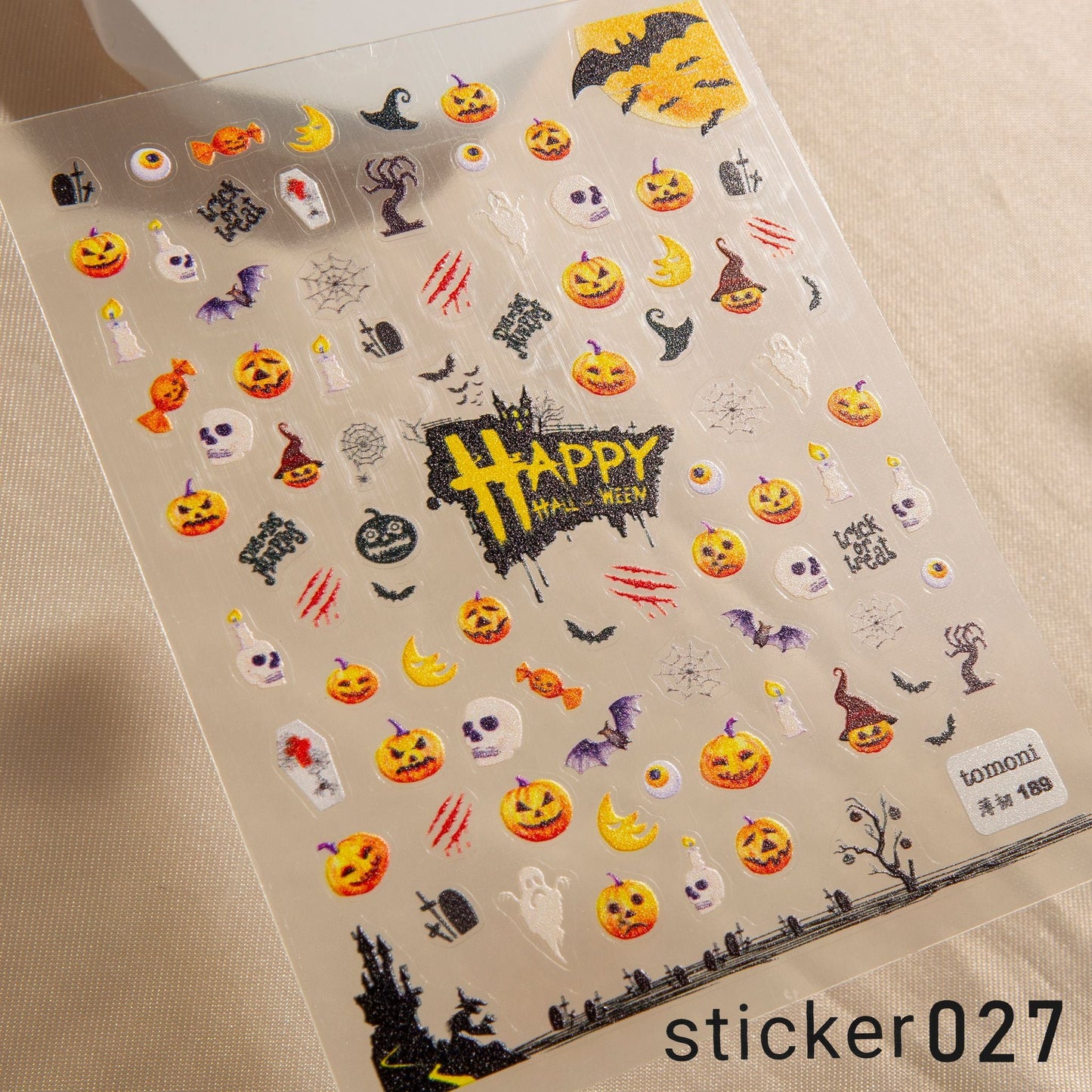 ACOS Nail Art Stickers -- Halloween #002