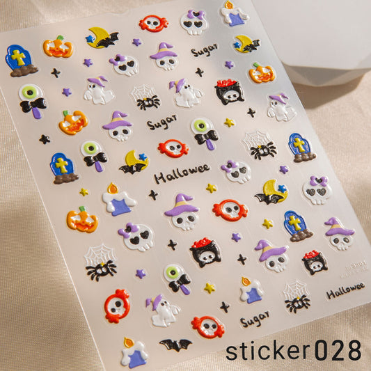 ACOS Nail Art Stickers -- Halloween #003