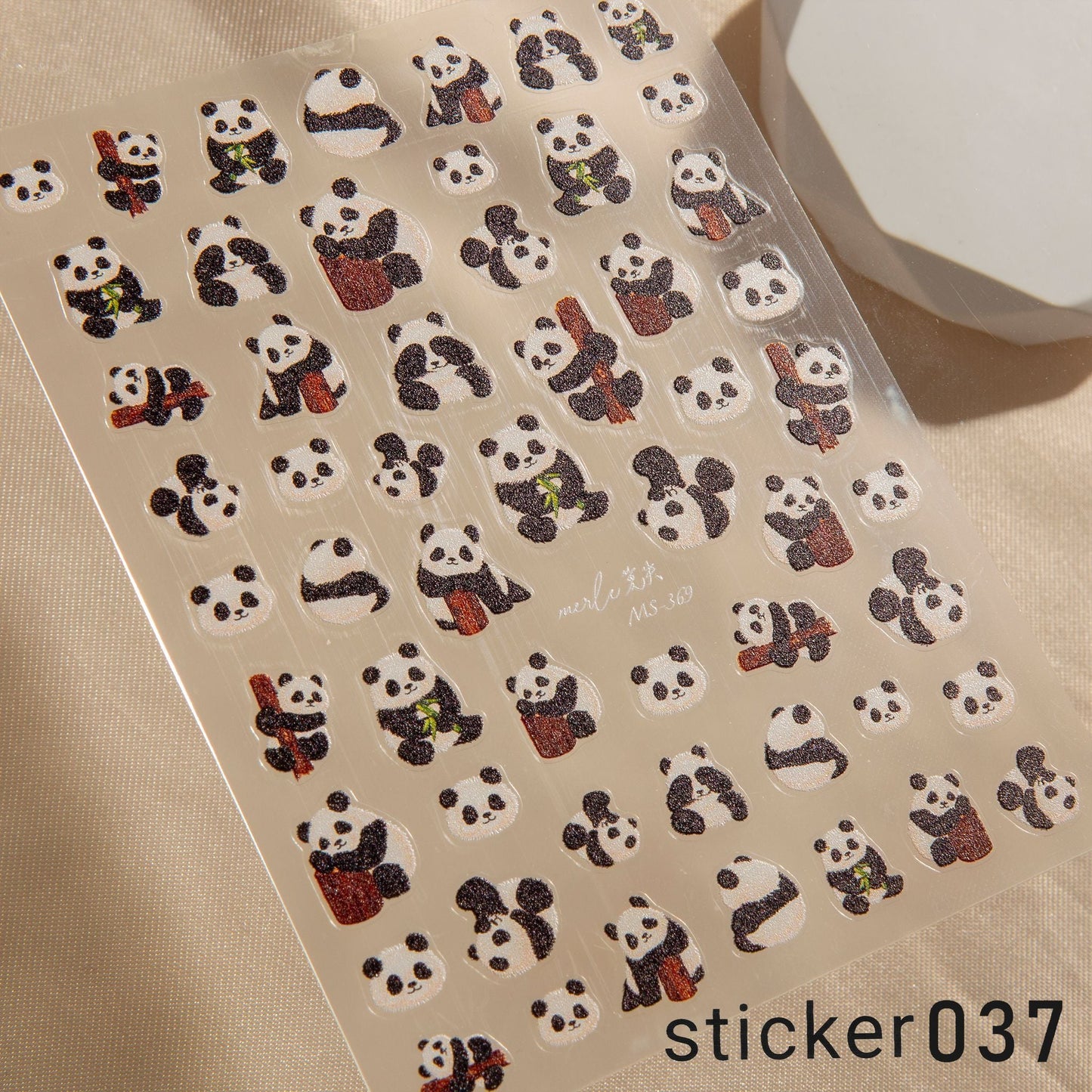 ACOS Nail Art Stickers -- Panda