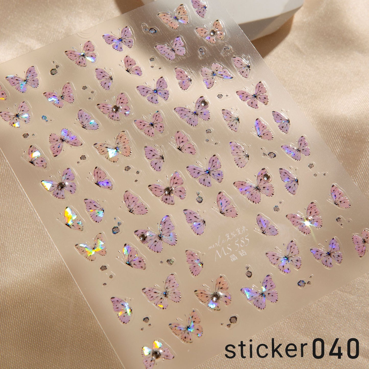 ACOS Nail Art Stickers -- Butterfly #007