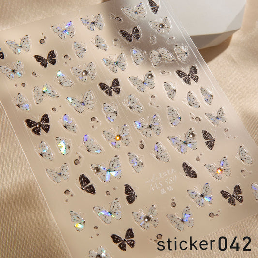 ACOS Nail Art Stickers -- Butterfly #009