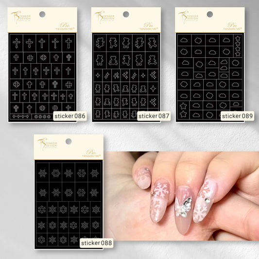 ACOS Nail Art Stickers -- Multi Shape