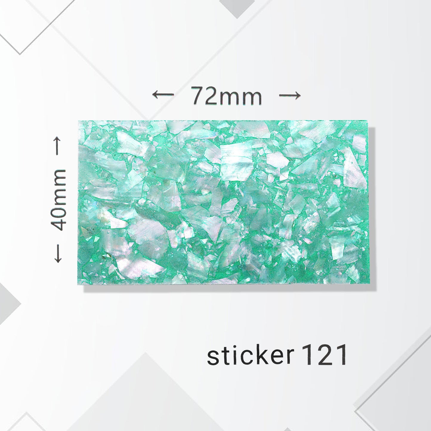 ACOS Nail Art Stickers -- Marble