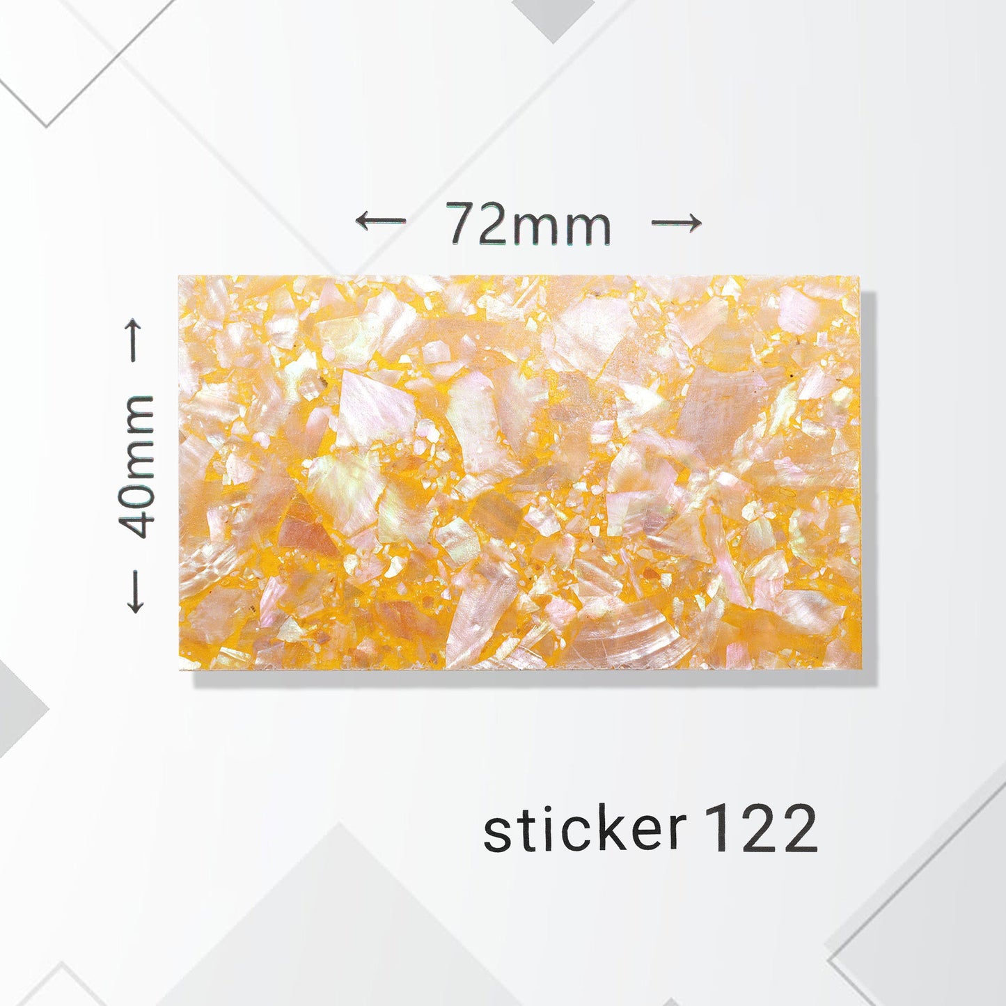 ACOS Nail Art Stickers -- Marble