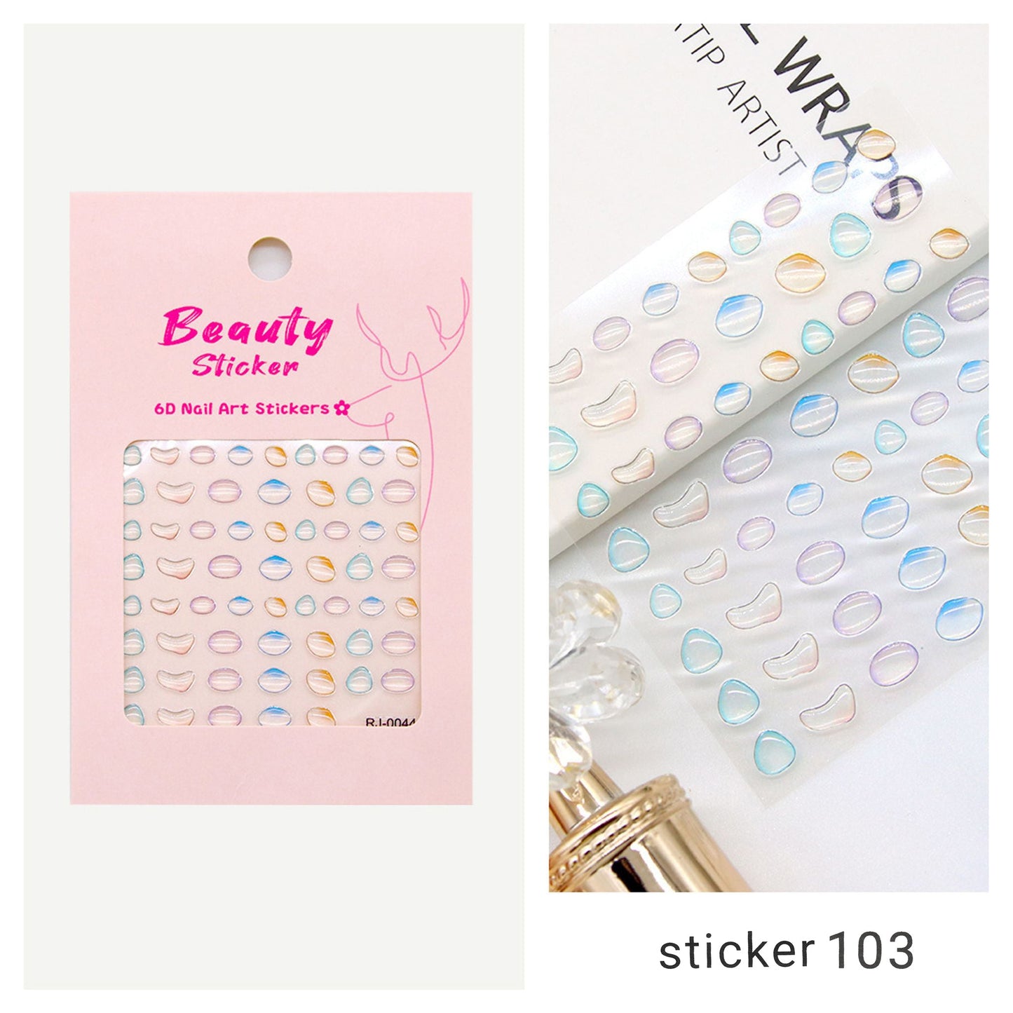 ACOS Nail Art Stickers -- Jewelry