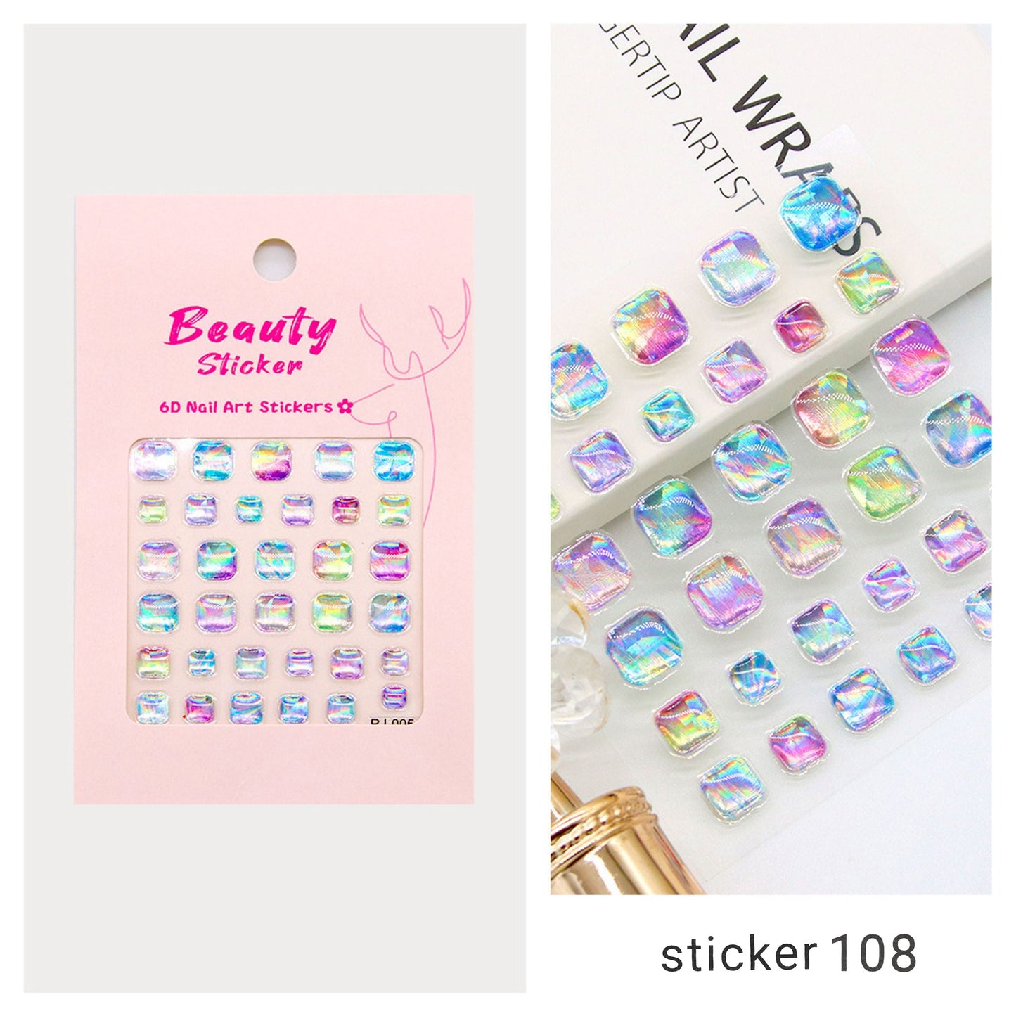 ACOS Nail Art Stickers -- Jewelry