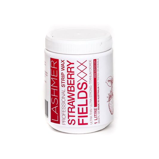 Lashmer Professional Natural Strip Wax / Strawberry Fields 1 Litre