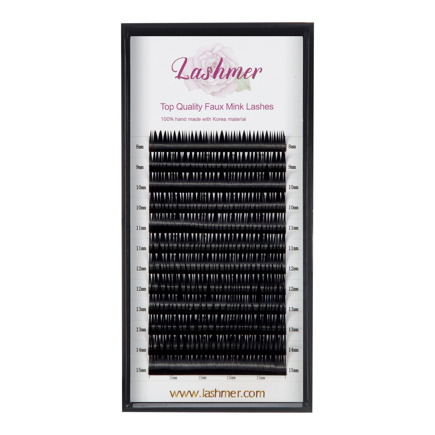 Premade Wet Look Lashes  | Lashmer | C, D Curl