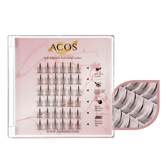 ACOS Cluster Lashes-No Glue-36 Clusters-Style 4 - Lashmer