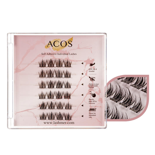 ACOS Cluster Lashes-No Glue-24 Clusters-Style 7 - Lashmer