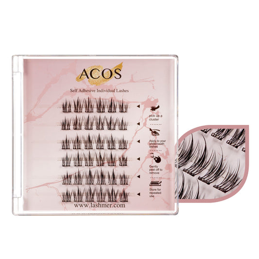 ACOS Cluster Lashes-No Glue-36 Clusters-Style 18 - Lashmer