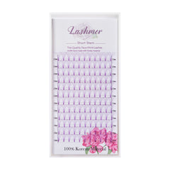 Purple 5D Premade fans Short Stem - Lashmer Nails&Eyelashes Supplier